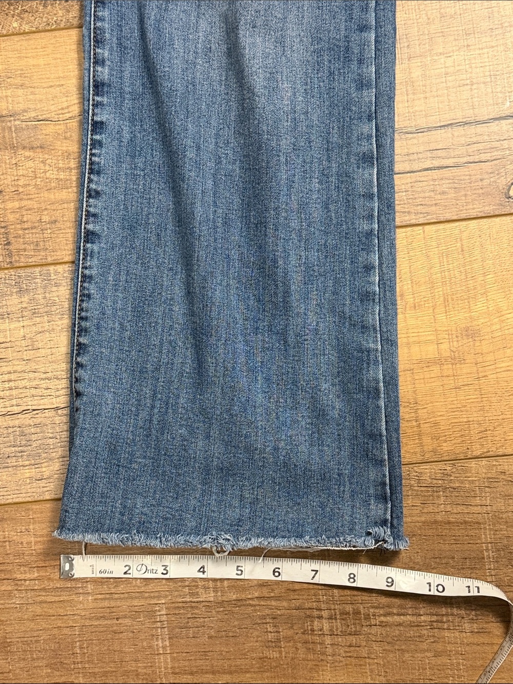 KUT from the Kloth Meg Raw Hem High Waist Wide Leg Jeans Size 16 - Picture 10 of 10